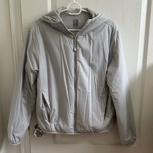 TNA the pillow puff primaLoft water-repellent Light Gray Hooded Jacket